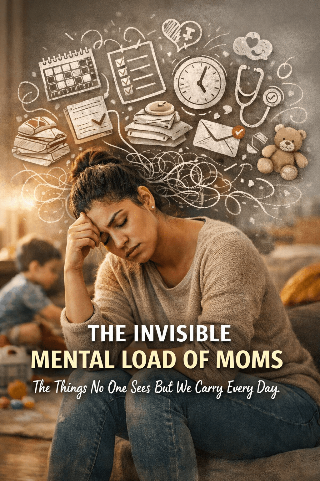 The Invisible Mental Load of Moms: The Things No One Sees But We Carry Every Day